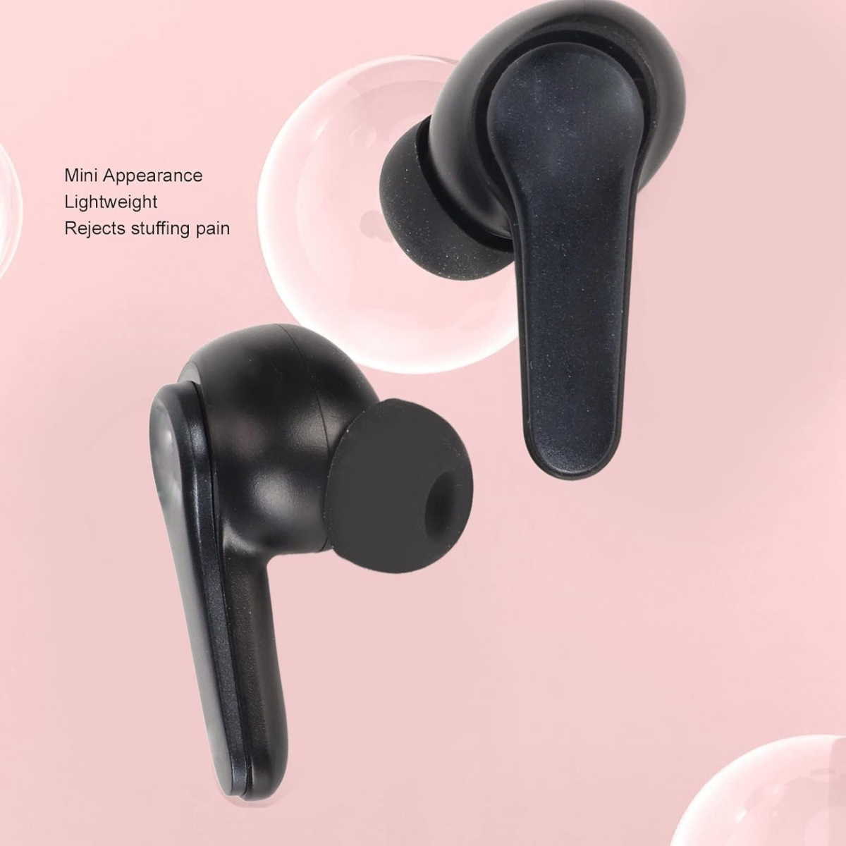 ARGUN CV-19 Bluetooth Earbuds With 50H Playback time Bluetooth Headset (Black, True Wireless)