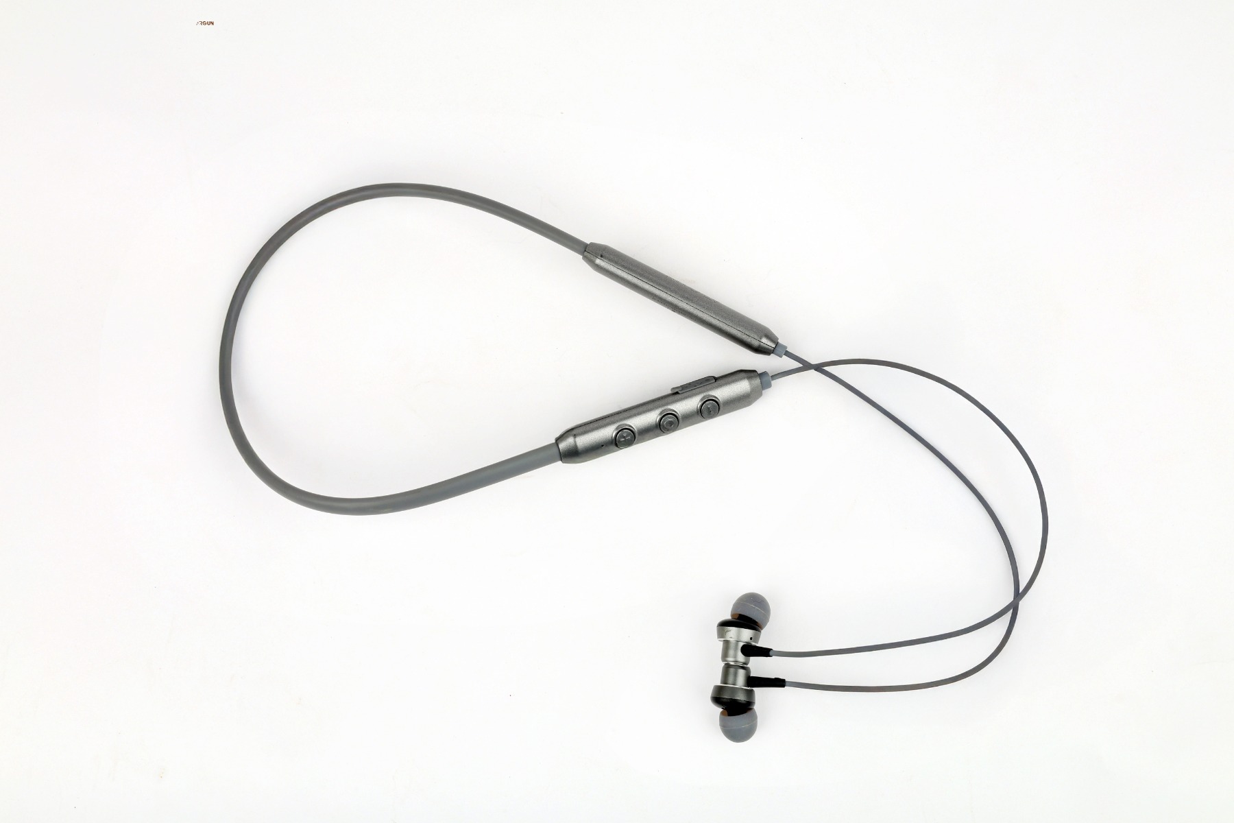 ARGUN 198Hrs Playtime Bluetooth Neckband Magnetic In-Ear Buds for Non-Stop Music Bluetooth (Grey, In the Ear)